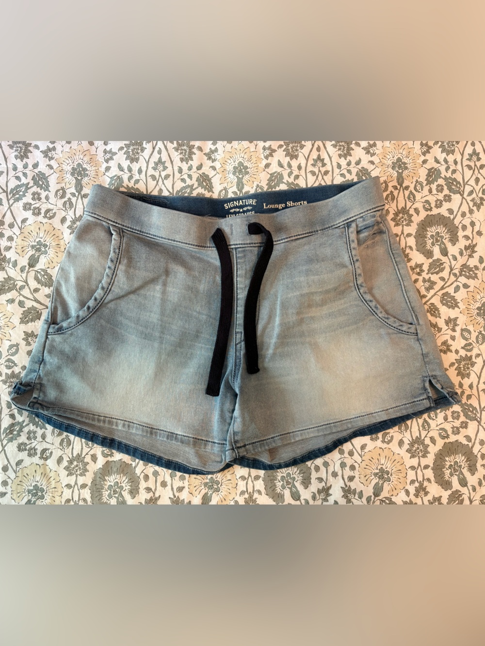 Signature by Levi Strauss Light Blue Women’s Jean Lounge Shorts